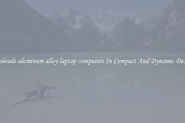 Wholesale aluminum alloy laptop computers In Compact And Dynamic Designs