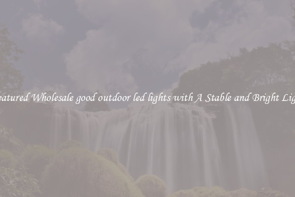Featured Wholesale good outdoor led lights with A Stable and Bright Light