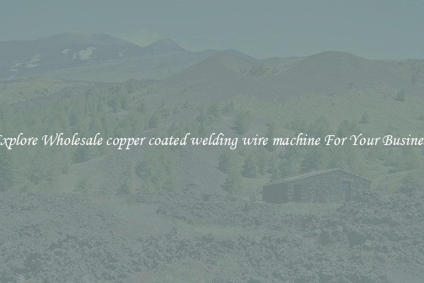  Explore Wholesale copper coated welding wire machine For Your Business 