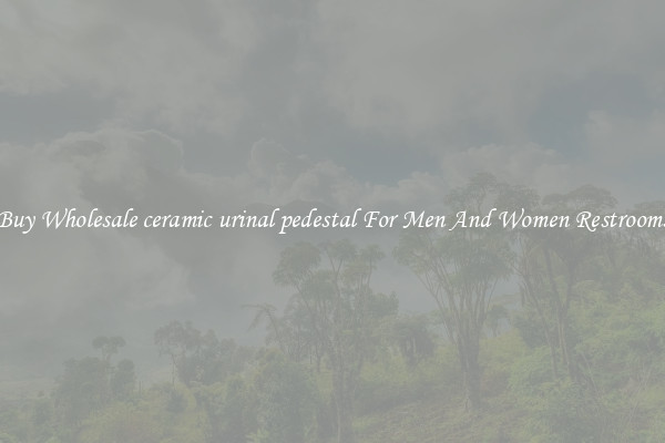 Buy Wholesale ceramic urinal pedestal For Men And Women Restrooms