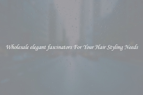 Wholesale elegant fascinators For Your Hair Styling Needs