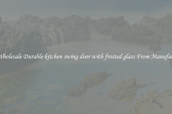 Buy Wholesale Durable kitchen swing door with frosted glass From Manufacturers